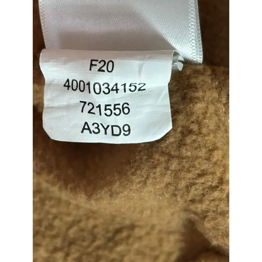 The North Face Hoodie Mens Medium Brown Camo Box Logo Fleece Pullover Sweatshirt
